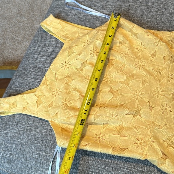 Maggy London Embroidered Cotton Blend Fit & Flare Dress - Picture 9 of 9